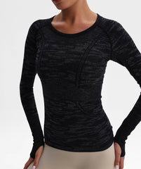 AetherVent Seamless Long Sleeve T-shirt LRCX083-H - LomanRay Active