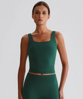 EcoLuxe Square Neck Tank ELWX011-FG - LomanRay Active