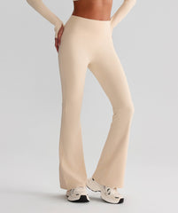 EcoLuxe Flare Leggings ELCK006-OAT - LomanRay Active