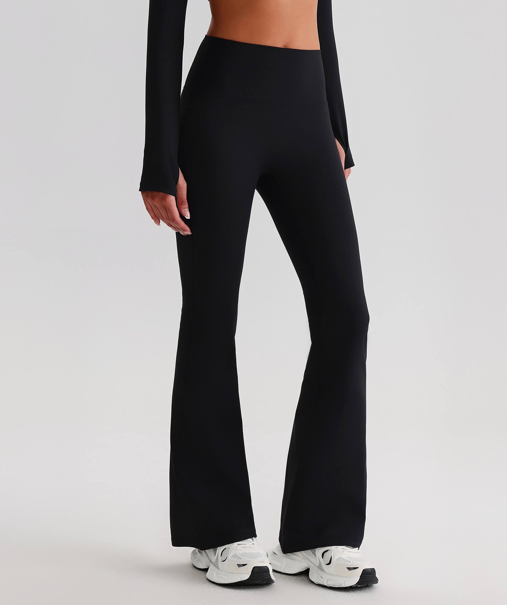 EcoLuxe Flare Leggings ELCK006-H - LomanRay Active