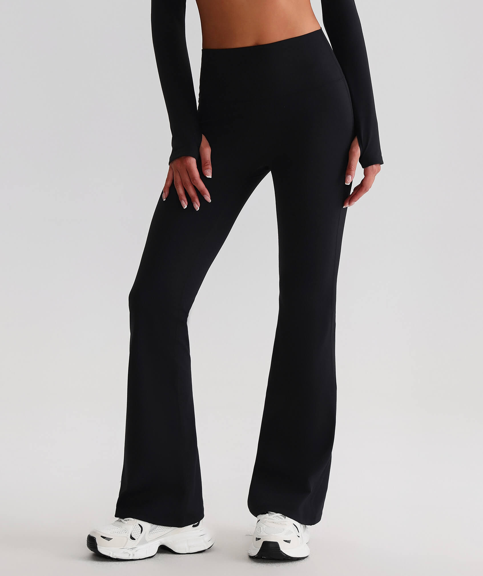 EcoLuxe Flare Leggings ELCK006-H - LomanRay Active