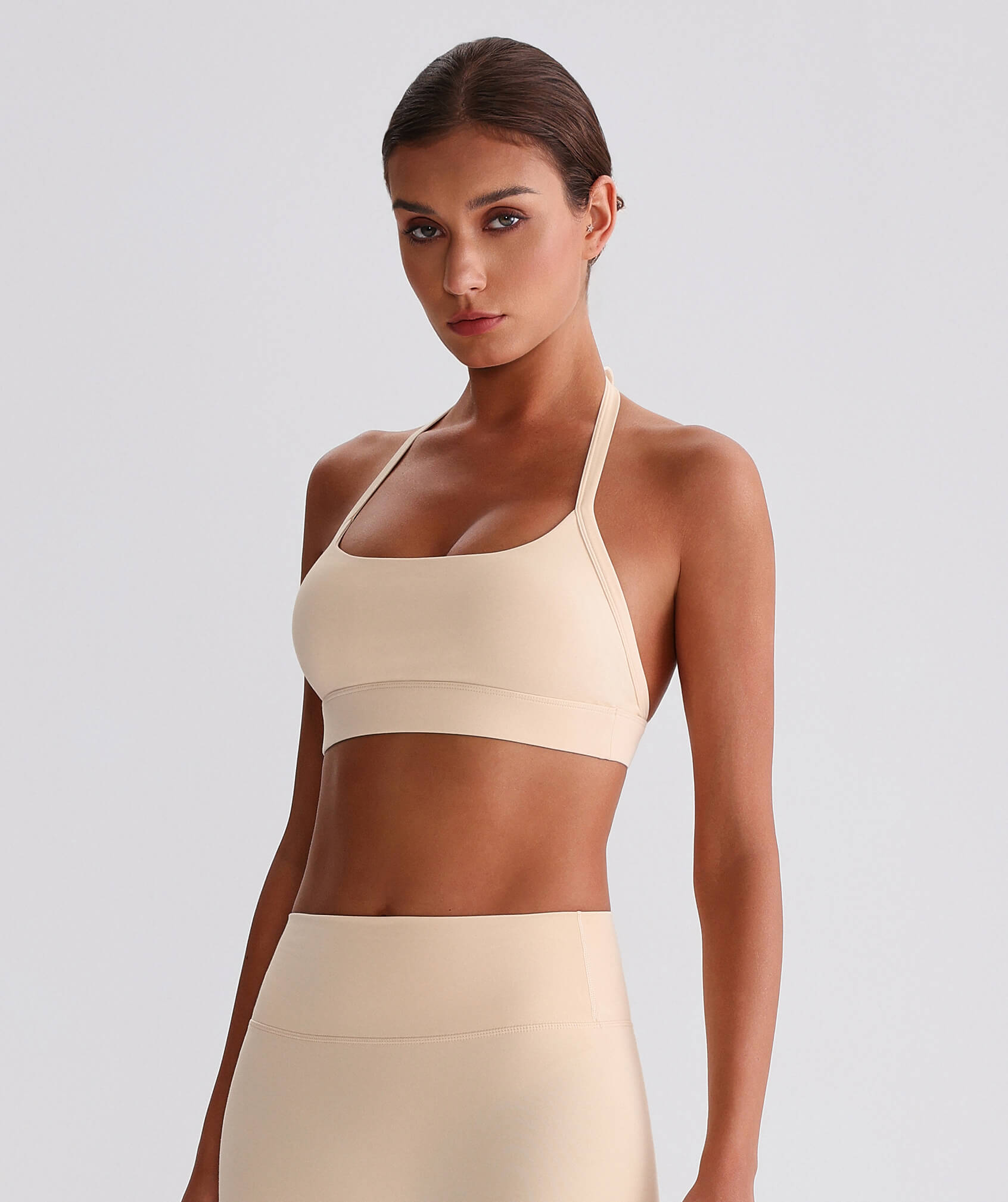 EcoLuxe Halter Sports Bra ELWX020-A - LomanRay Active
