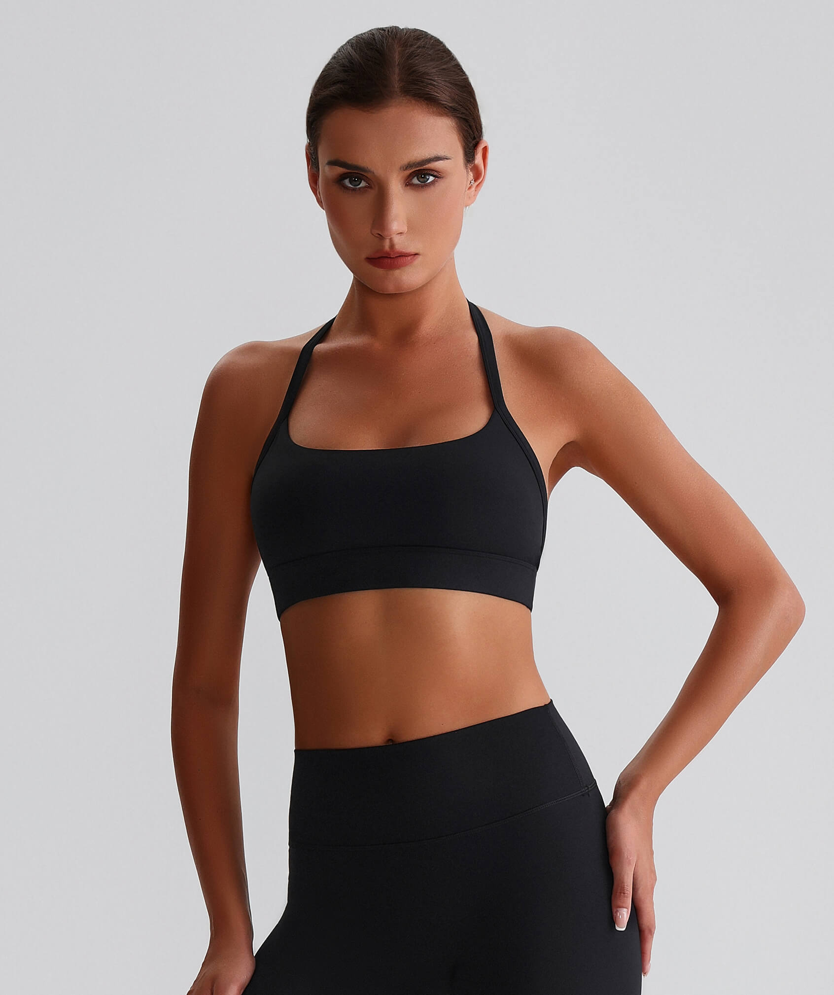 EcoLuxe Halter Sports Bra ELWX020-H - LomanRay Active
