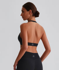 EcoLuxe Halter Sports Bra ELWX020-H - LomanRay Active