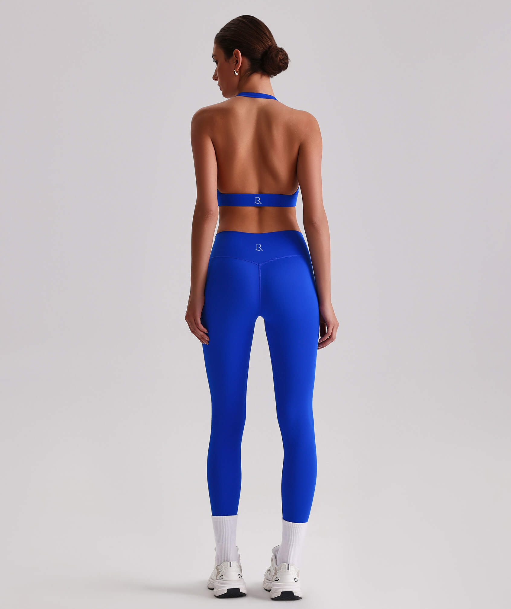 EcoLuxe Halter Sports Bra ELWX020-K - LomanRay Active