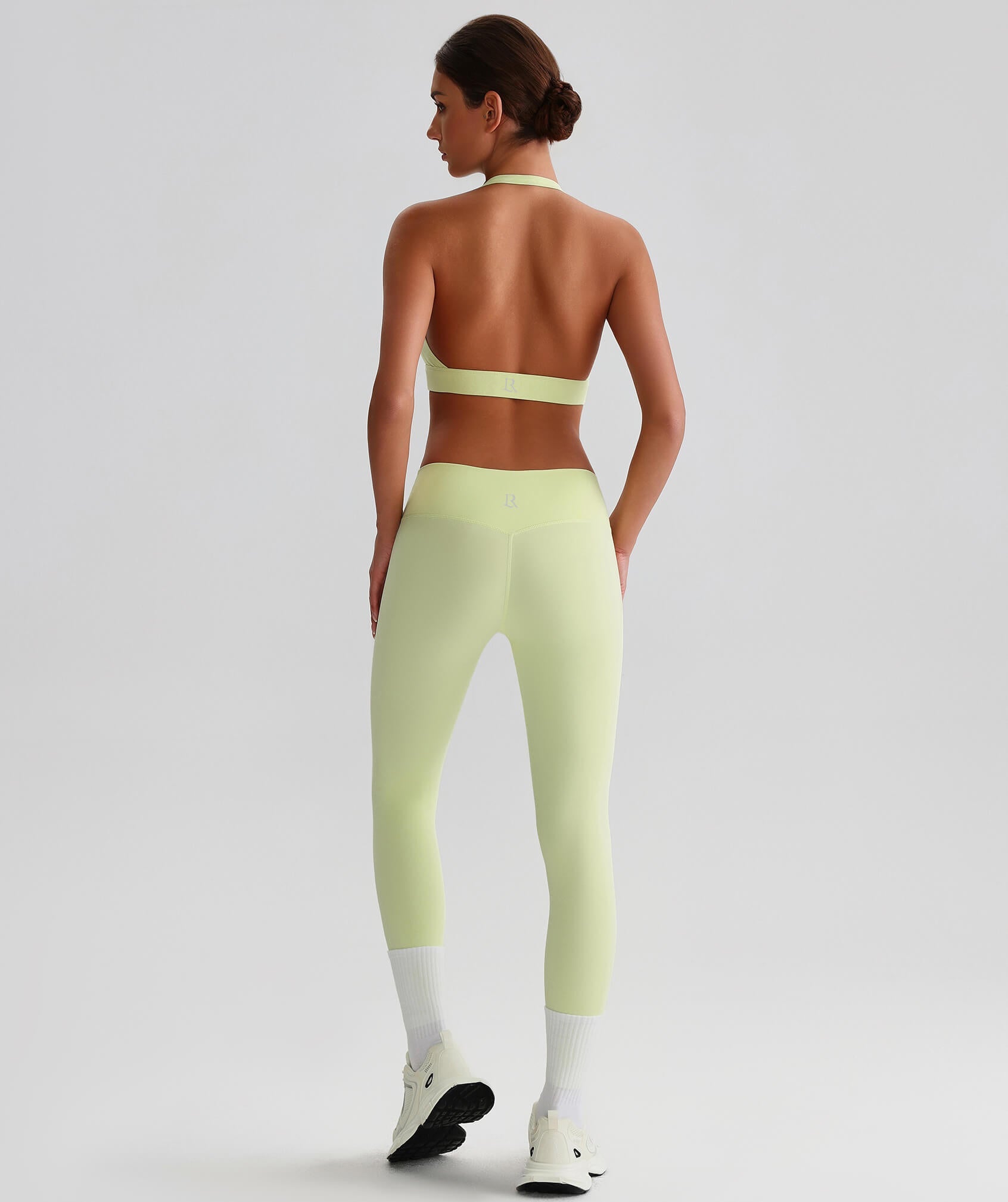 EcoLuxe Halter Sports Bra ELWX020-LG - LomanRay Active
