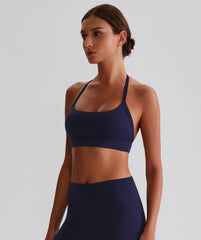 EcoLuxe Halter Sports Bra ELWX020-N - LomanRay Active