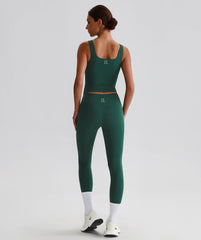 EcoLuxe Square Neck Tank ELWX011-FG - LomanRay Active
