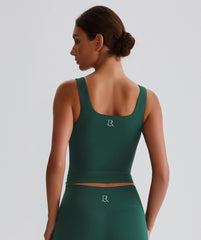 EcoLuxe Square Neck Tank ELWX011-FG - LomanRay Active