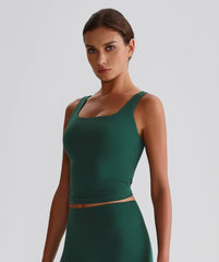 EcoLuxe Square Neck Tank ELWX011-FG - LomanRay Active