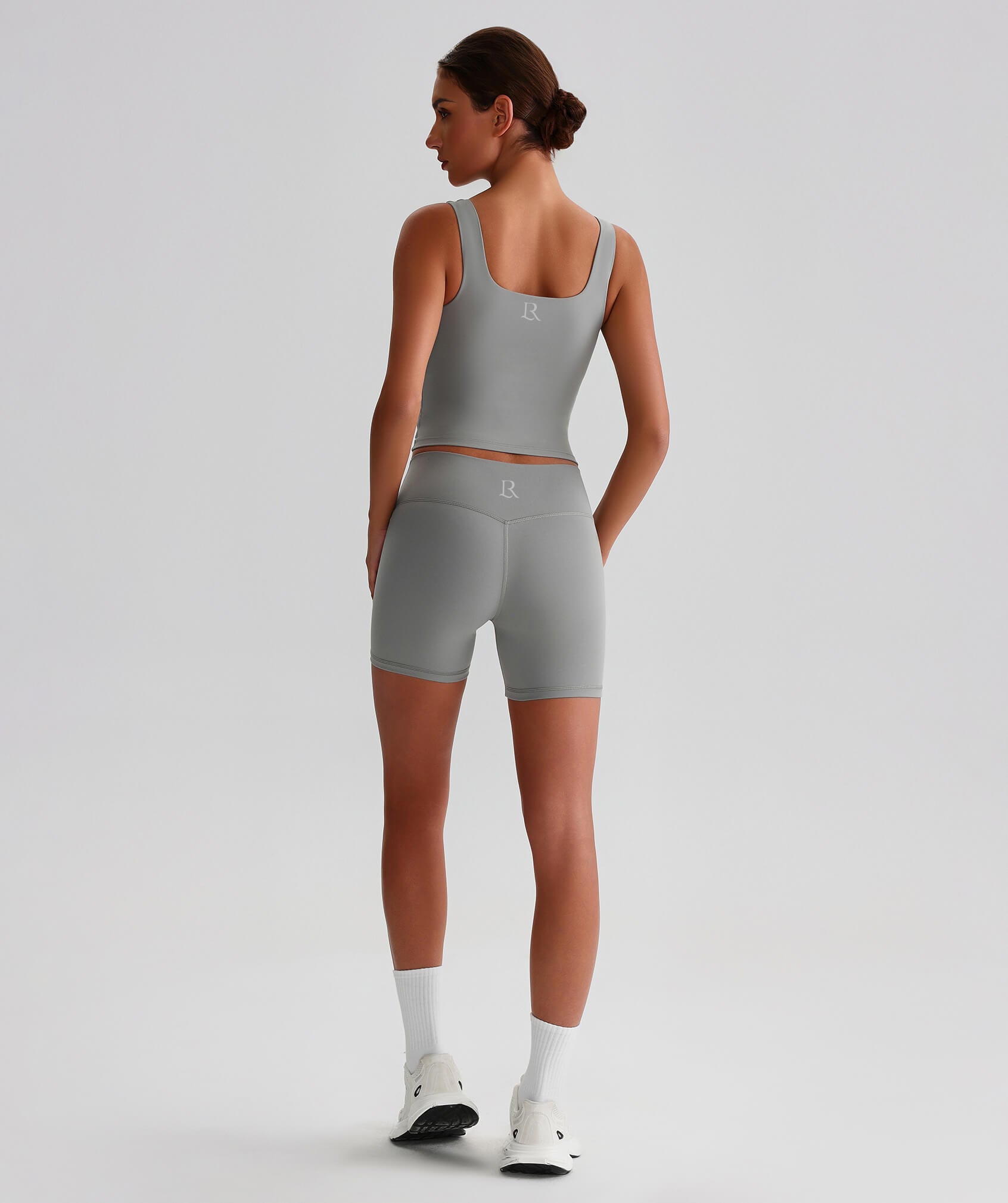 EcoLuxe Scoop Neck Tank ELWX011-GY - LomanRay Active