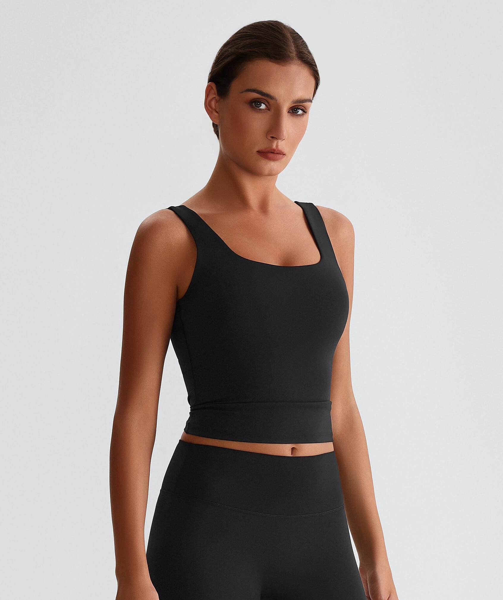 EcoLuxe Scoop Neck Tank ELWX011-H - LomanRay Active