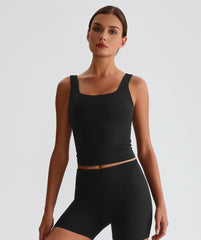 EcoLuxe Scoop Neck Tank ELWX011-H - LomanRay Active