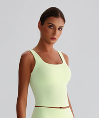 EcoLuxe Scoop Neck Tank ELWX011-LG - LomanRay Active