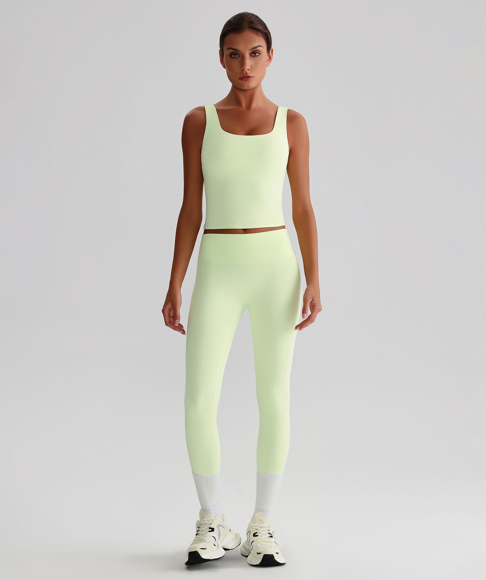 EcoLuxe Scoop Neck Tank ELWX011-LG - LomanRay Active