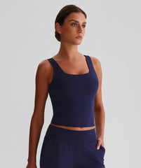 EcoLuxe Scoop Neck Tank ELWX011-N - LomanRay Active