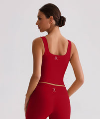 EcoLuxe Scoop Neck Tank ELWX011-R - LomanRay Active