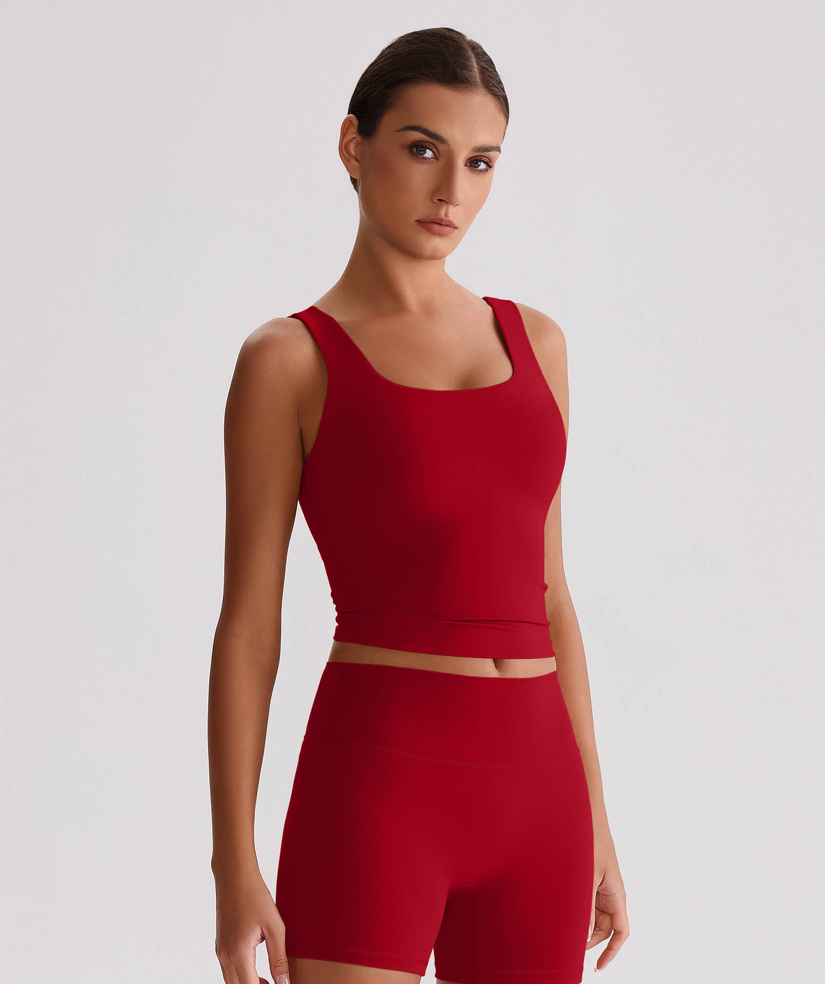EcoLuxe Scoop Neck Tank ELWX011-R - LomanRay Active