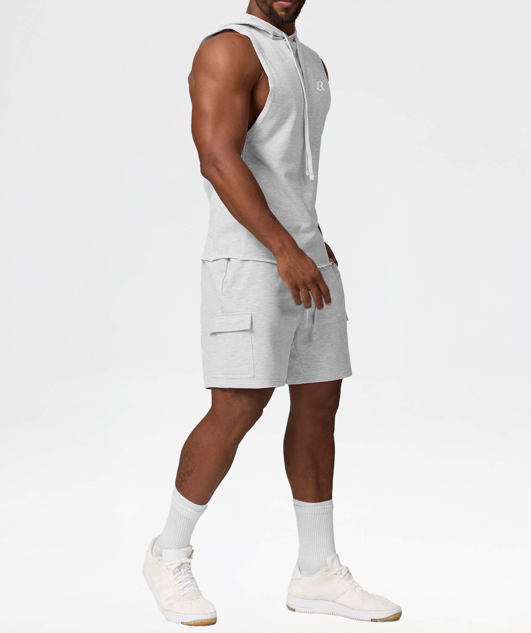 MaverickWeave Sleeveless Hoodies MWWX014-FG - LomanRay Active