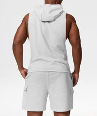 MaverickWeave Sleeveless Hoodies MWWX014-FG - LomanRay Active