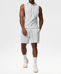 MaverickWeave Sleeveless Hoodies MWWX014-FG - LomanRay Active