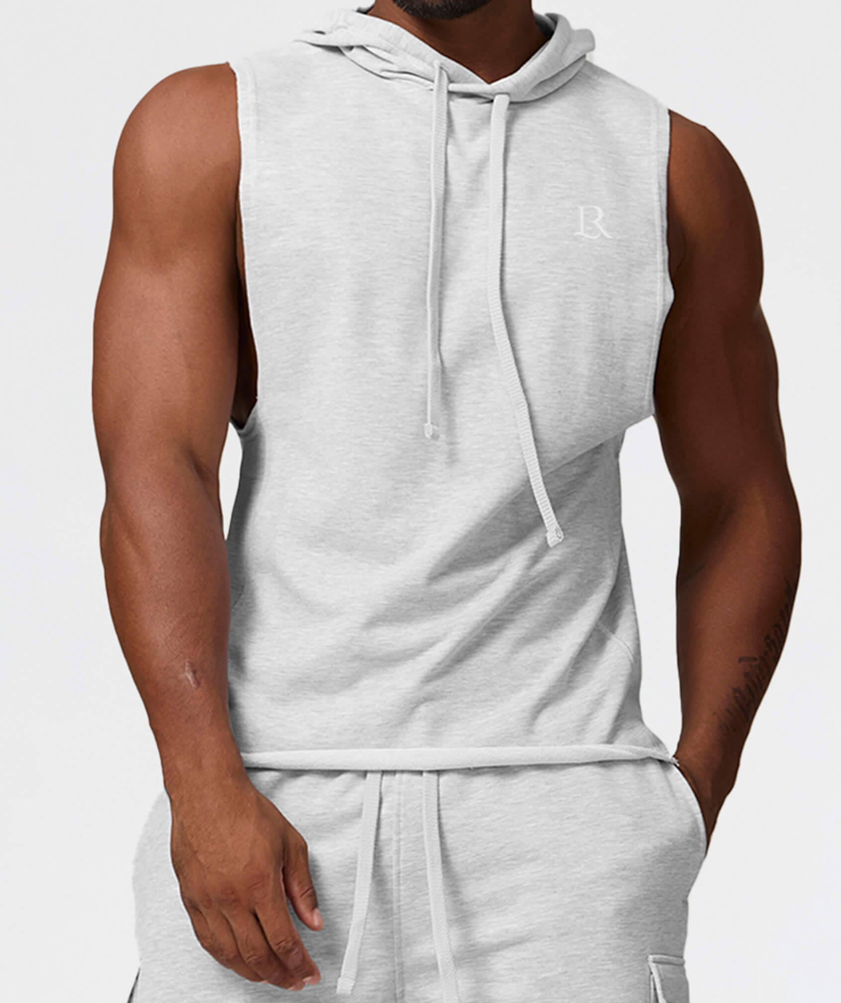 MaverickWeave Sleeveless Hoodies MWWX014-FG - LomanRay Active
