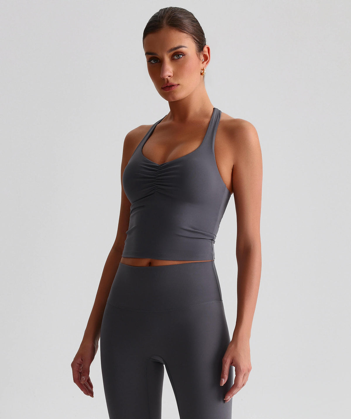 TerraCore Active Scrunch Tank TCWX158-GY - LomanRay Active